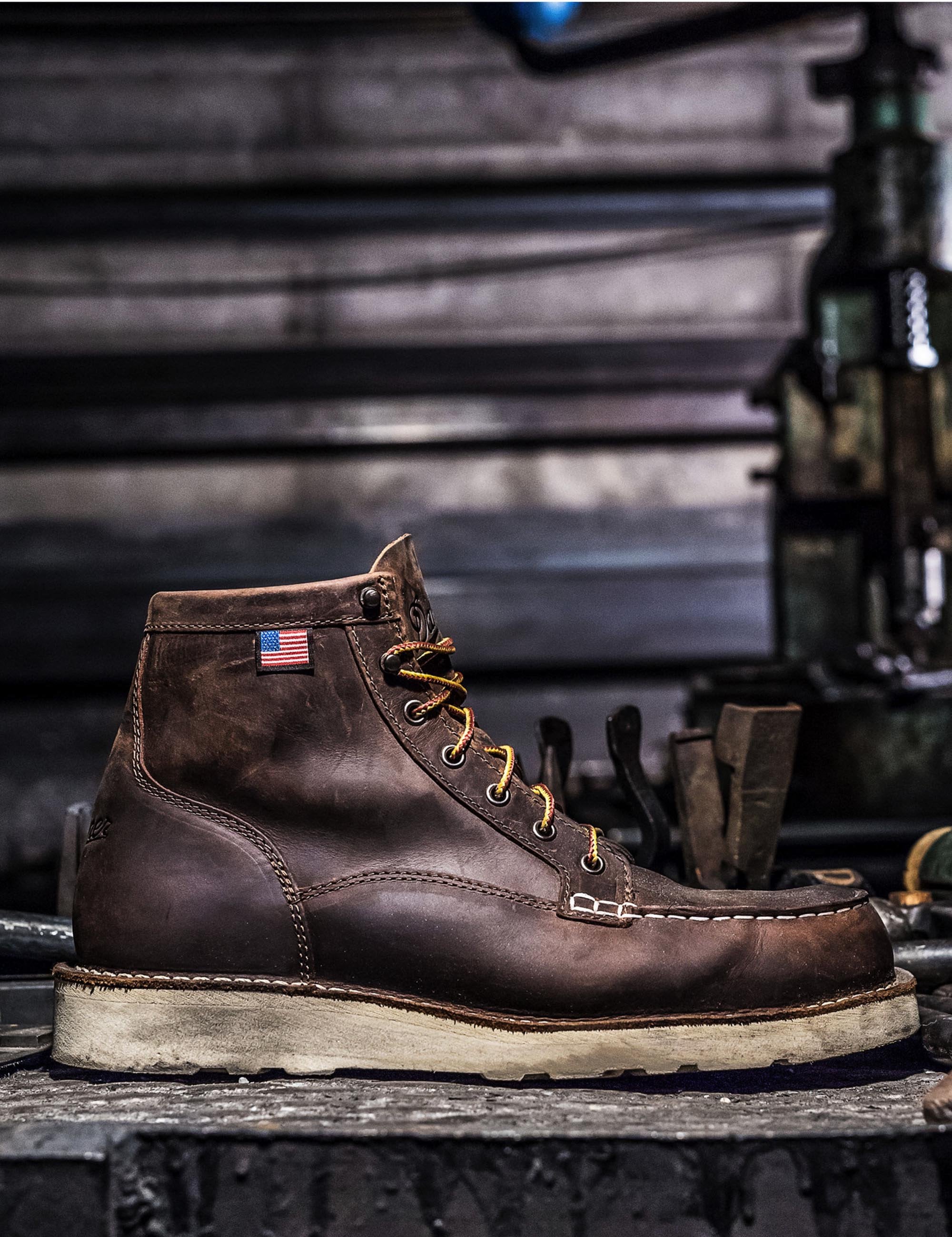 Bull Run 6" Moc Toe Boot - Brown