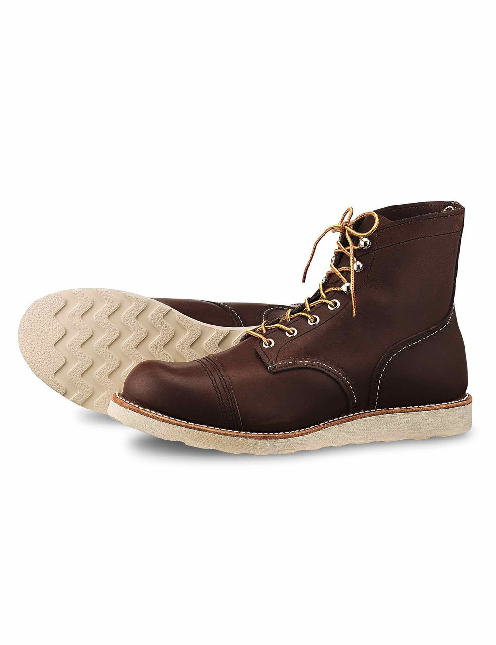 8088 Heritage 6" Iron Ranger Boot (Traction Tread) - Amber Harness Leather
