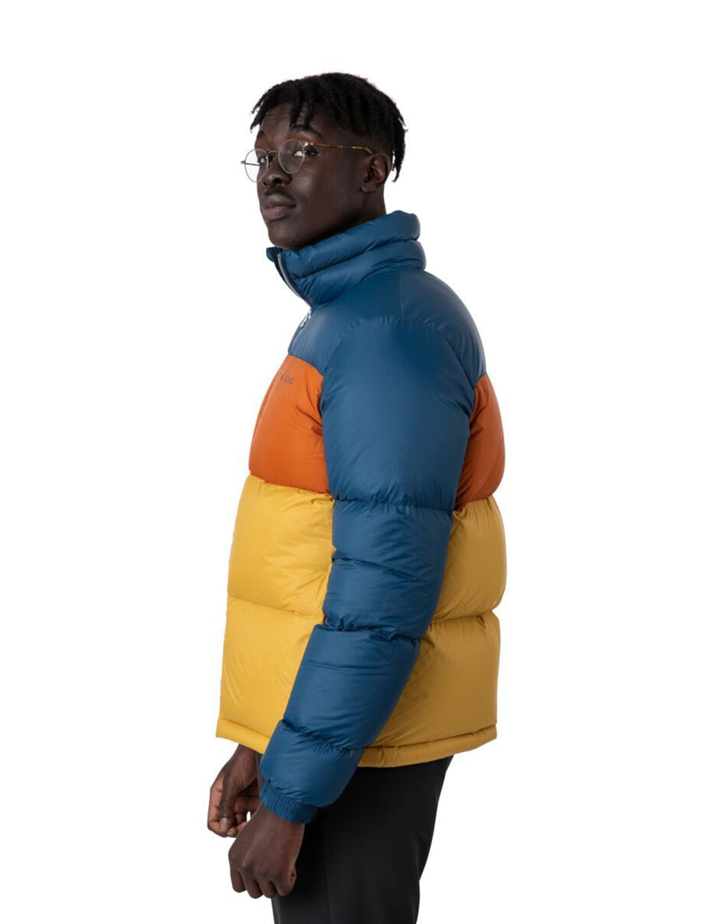 Solazo Down Jacket - Indigo/Golden Rod