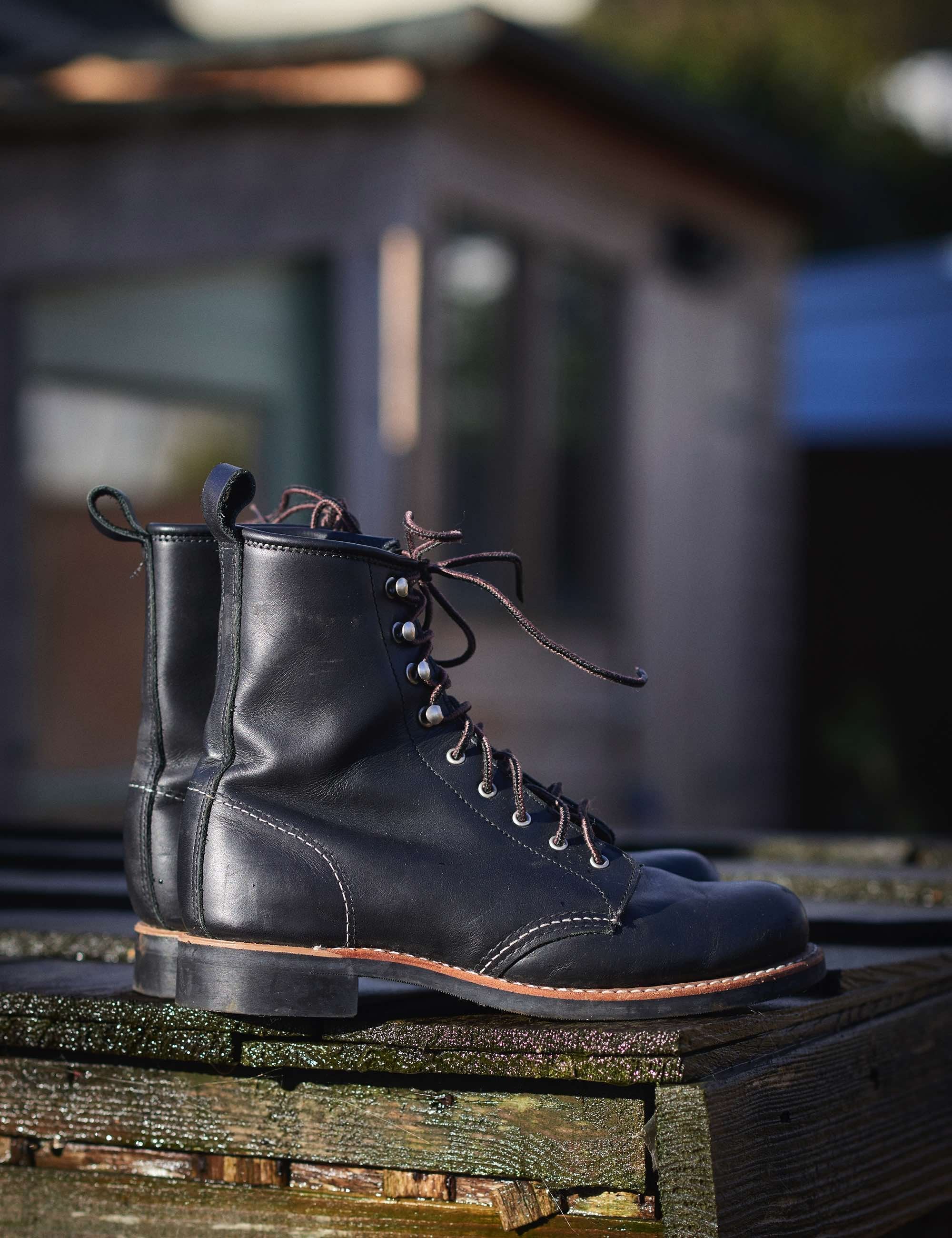 Red Wing Women's 3361 Heritage Silversmith Boot - Black Boundary Leather