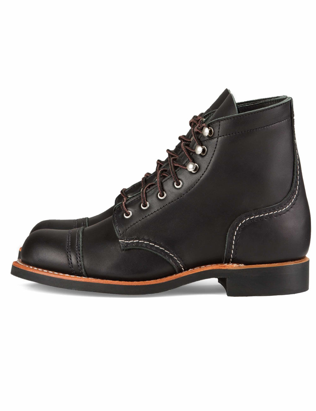 Women's 3366D (Wide) Heritage Iron Ranger Boot - Black Boundary Leather