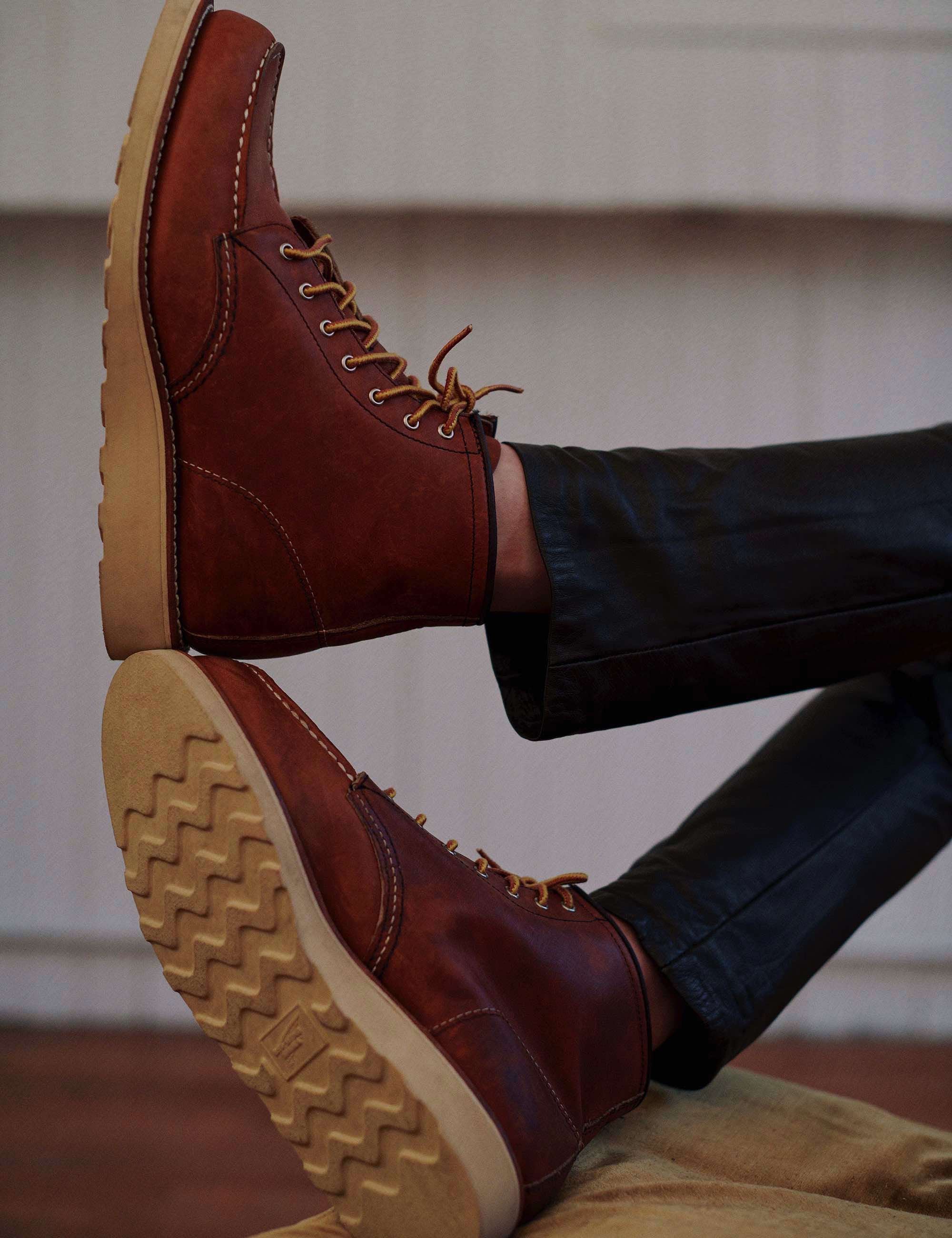 Red Wing Women's 3375 Heritage 6" Moc Toe Boot - Oro Legacy Leather