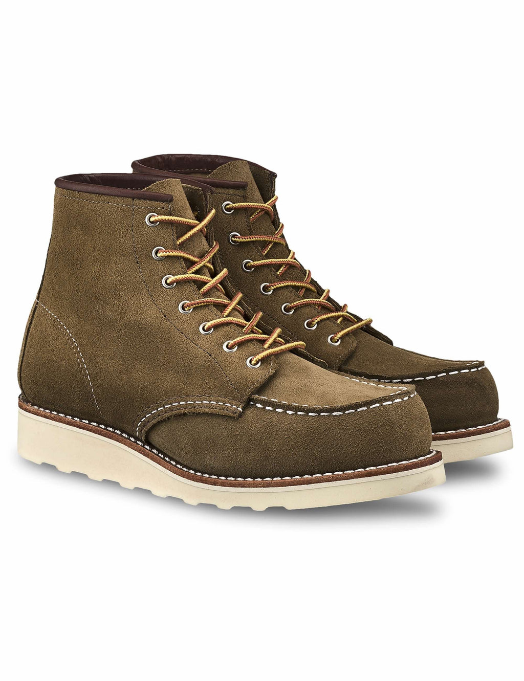 Women's 3377 Heritage 6" Moc Toe Boot - Olive Mohave Leather