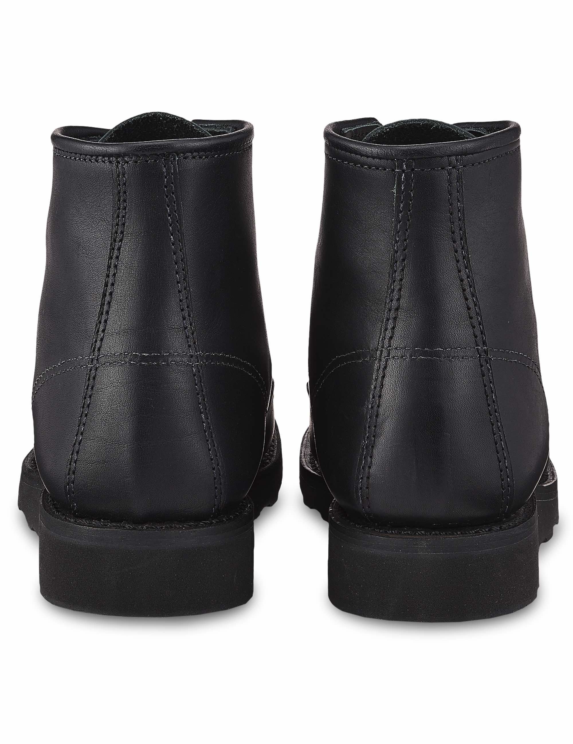 Women's 3380 Heritage 6" Moc Toe Boot - All Black Boundary Leather