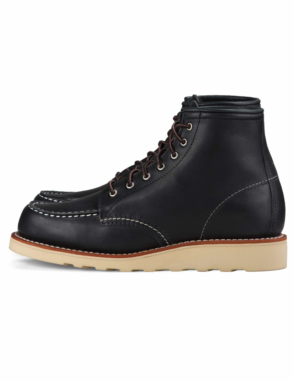 Women's 3373 Heritage 6" Moc Toe Boot - Black Boundary Leather