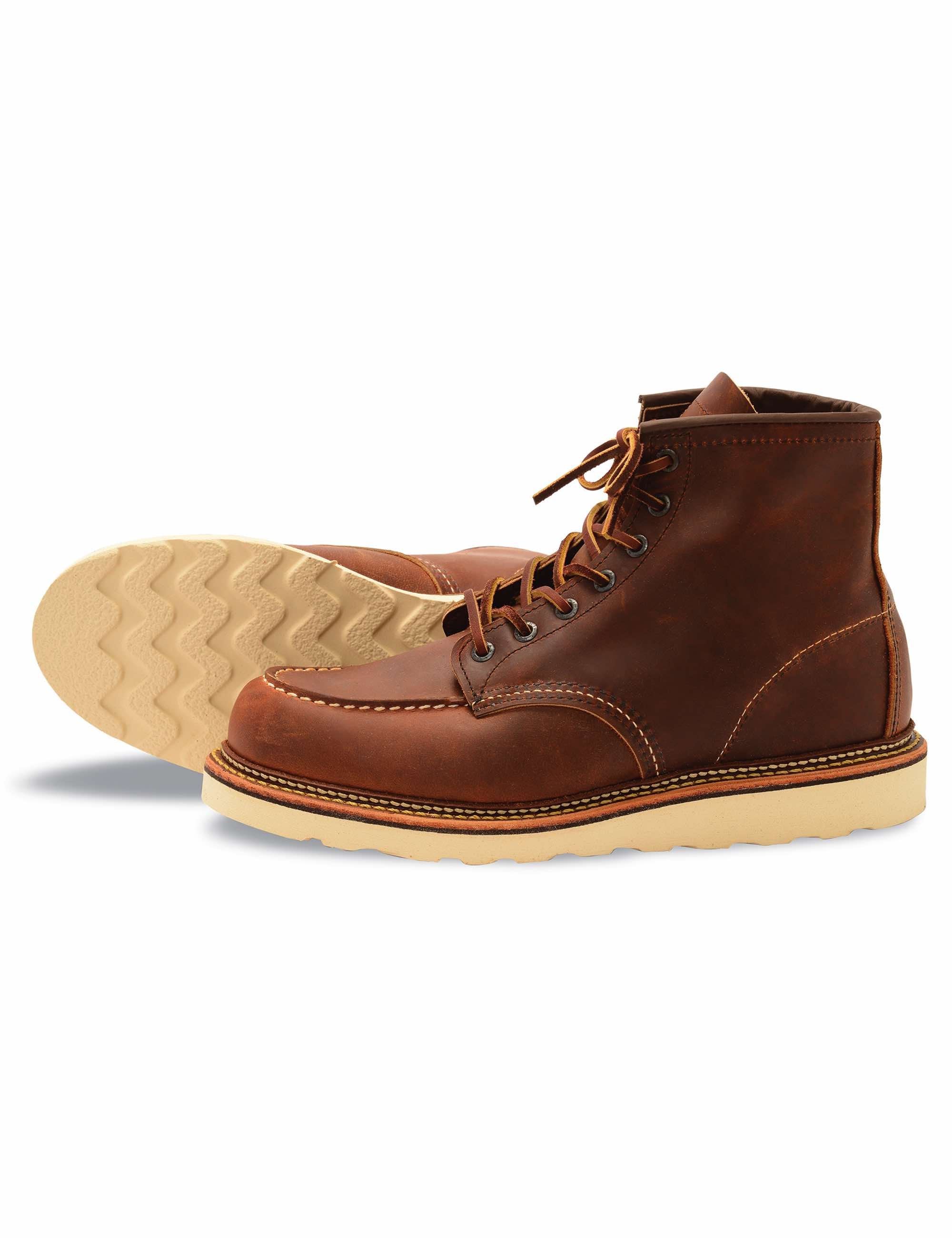 1907 Heritage 6" Moc Toe Boot - Copper Rough & Tough Leather