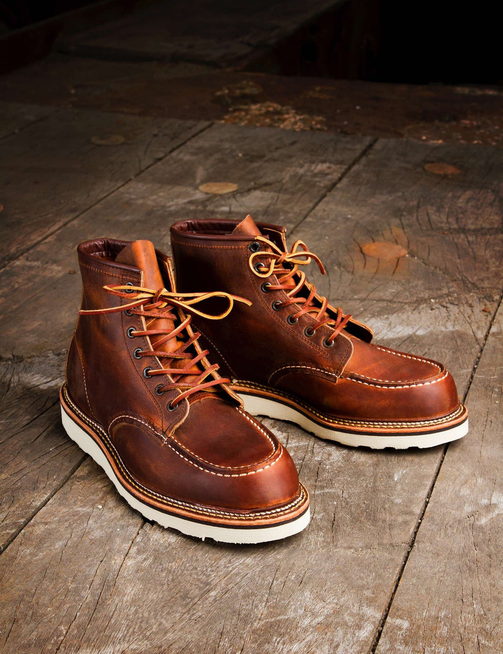 1907 Heritage 6" Moc Toe Boot - Copper Rough & Tough Leather