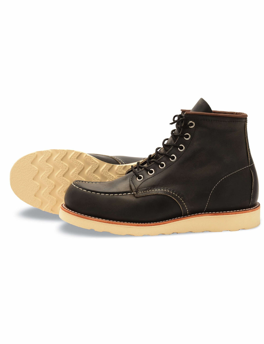 8890 Heritage 6" Moc Toe Boot - Charcoal Rough & Tough Leather