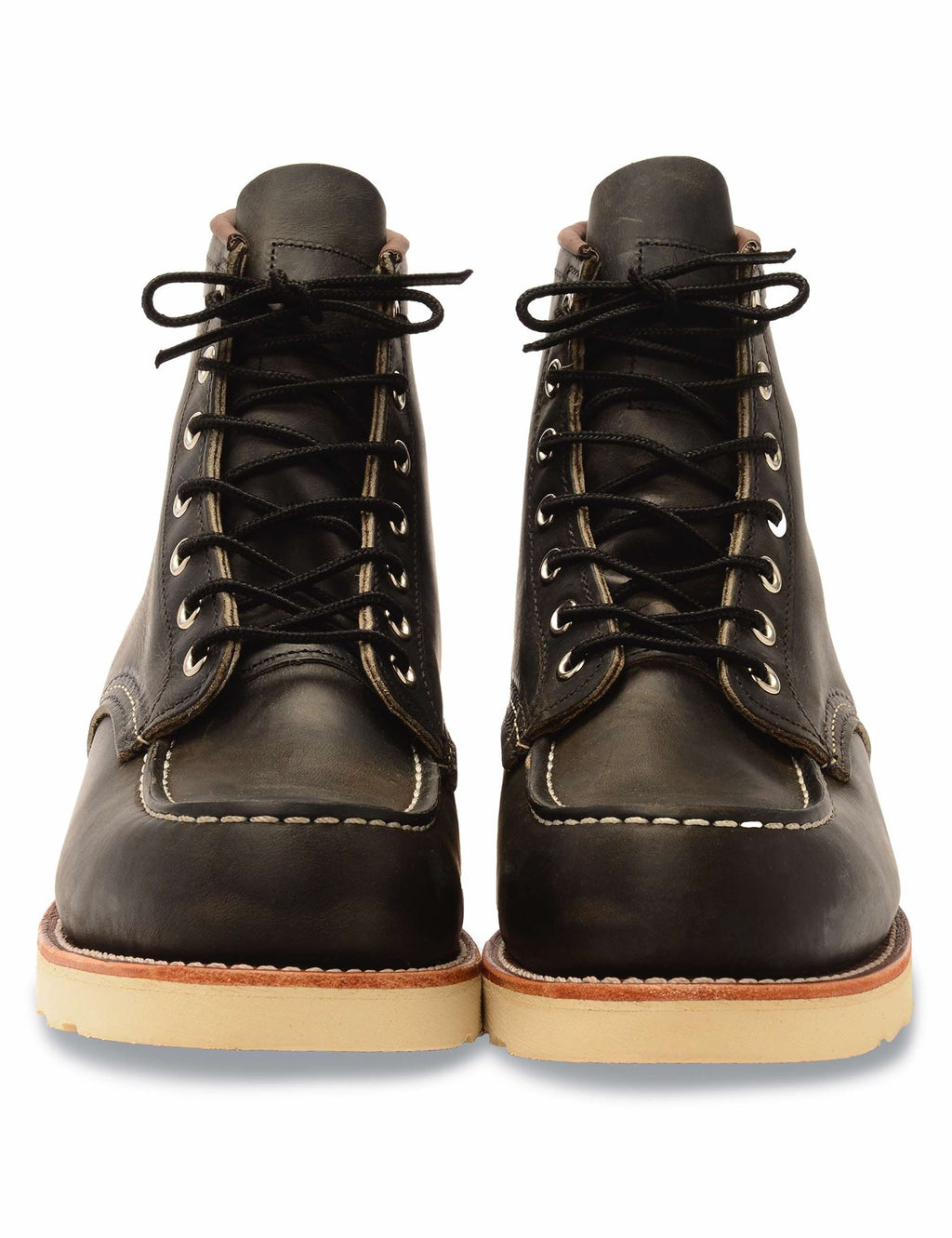 8890 Heritage 6" Moc Toe Boot - Charcoal Rough & Tough Leather