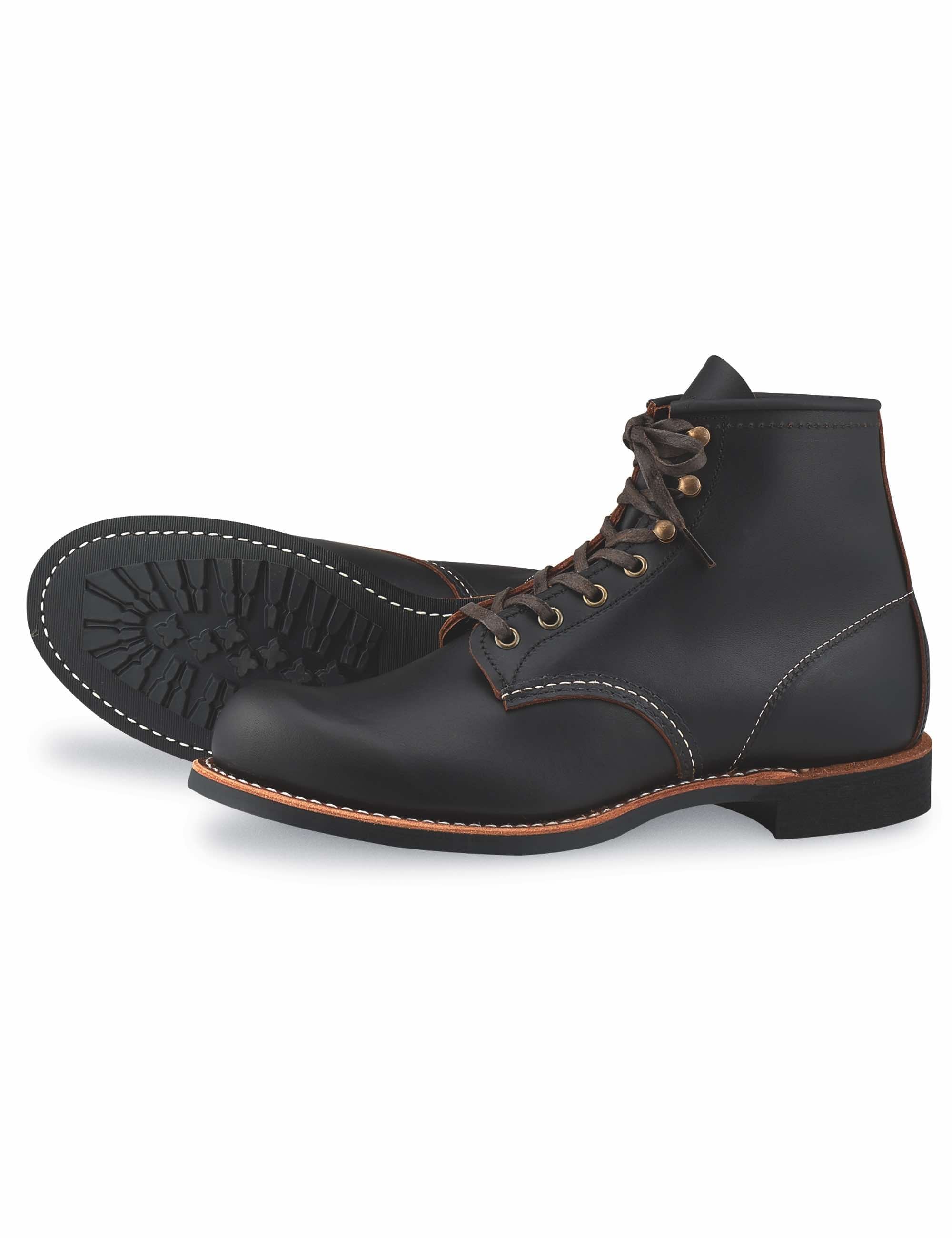 3345 Heritage 6" Blacksmith Boot - Black Prairie Leather