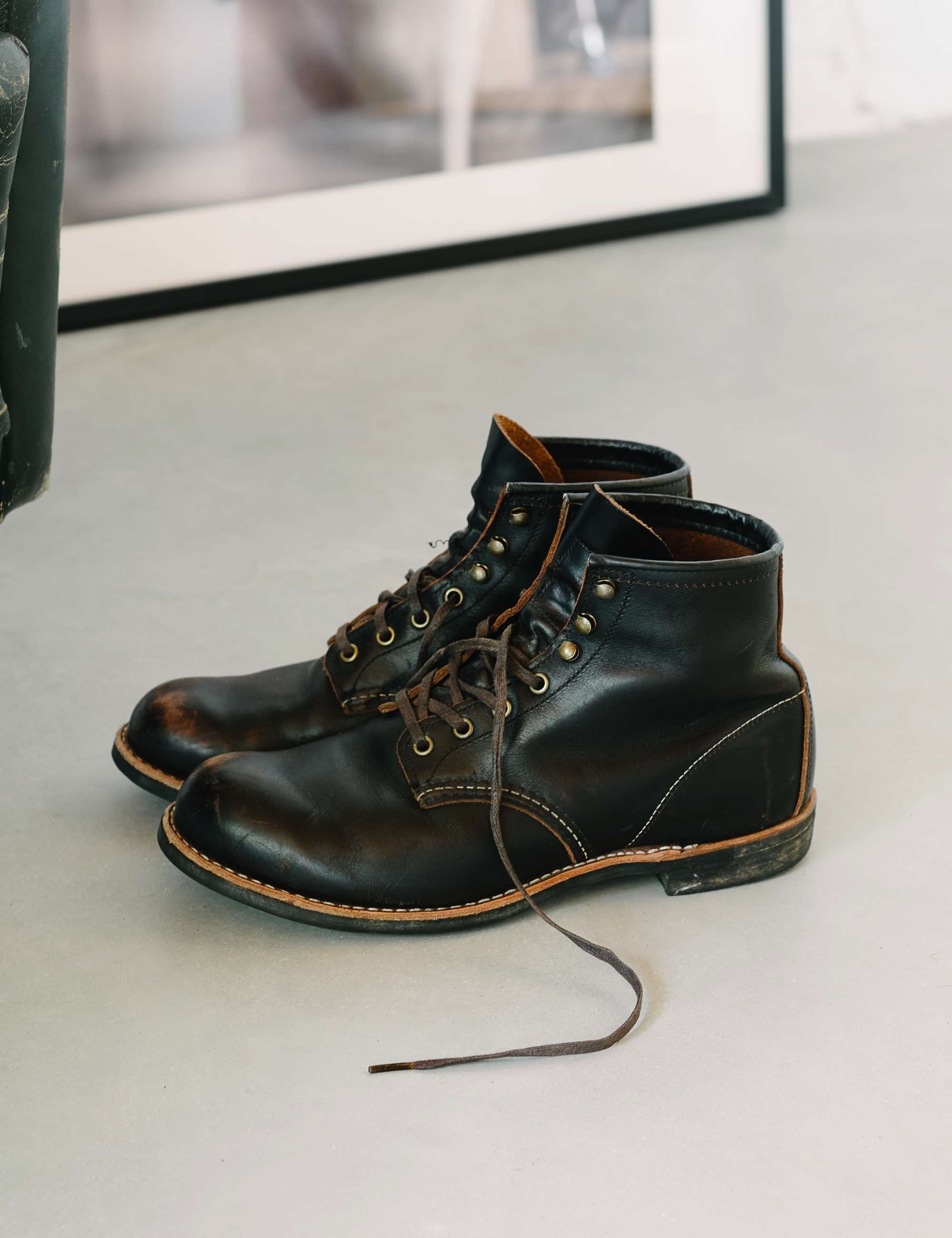 Red Wing 3345 Heritage 6" Blacksmith Boot - Black Prairie Leather