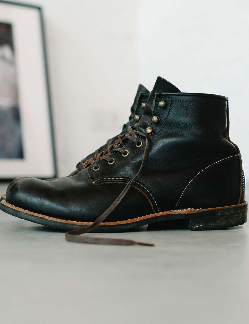 3345 Heritage 6" Blacksmith Boot - Black Prairie Leather
