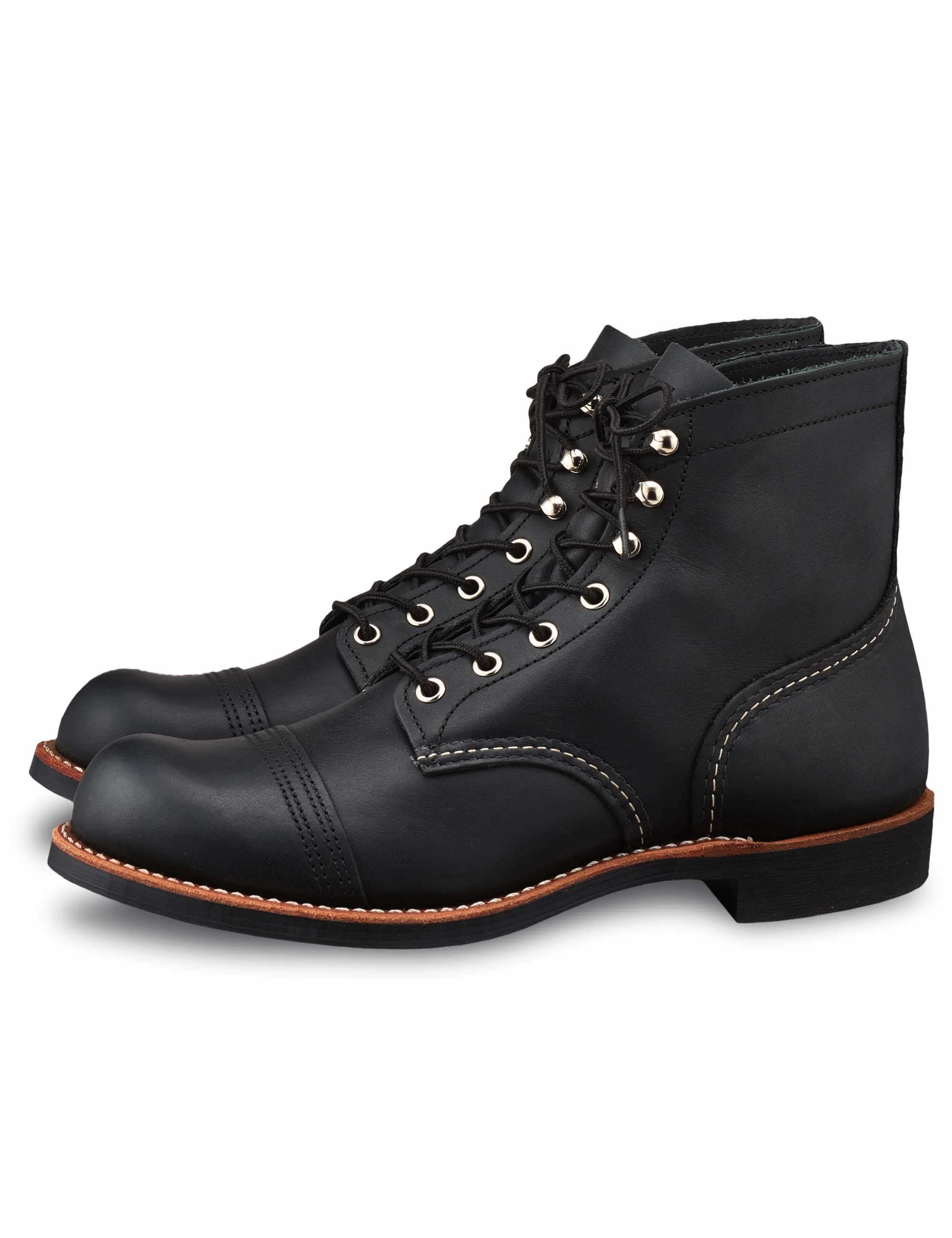 8084 Heritage 6" Iron Ranger Boot - Black Harness Leather