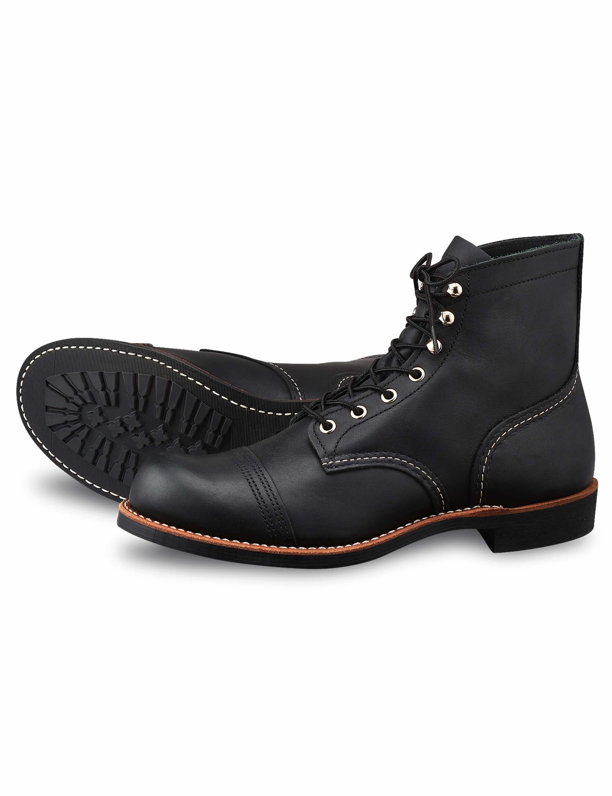 8084 Heritage 6" Iron Ranger Boot - Black Harness Leather