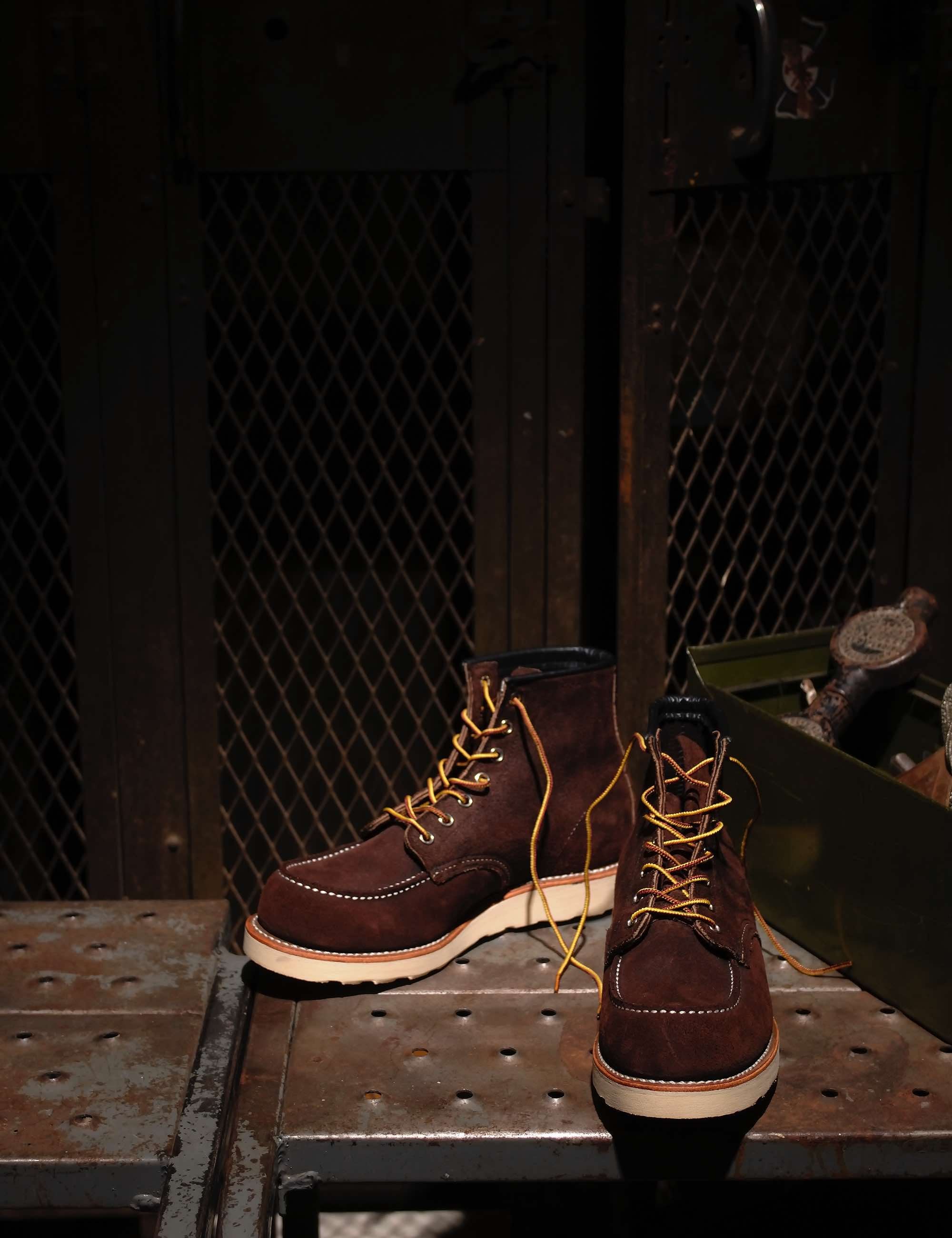 Red Wing 8138 Heritage 6" Moc Toe Boot - Briar Oil Slick Leather