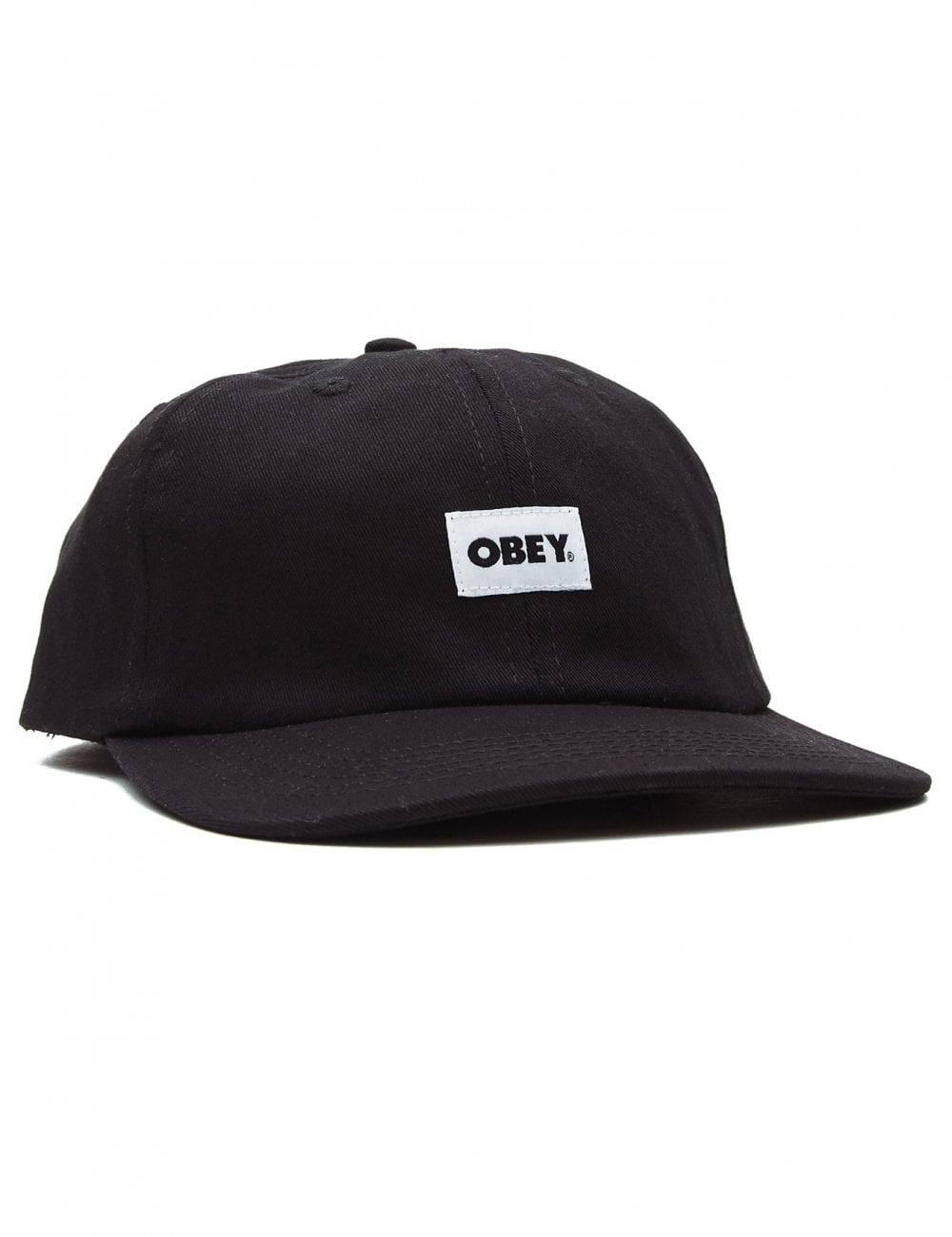 Bold Organic 6 Panel Hat - Black