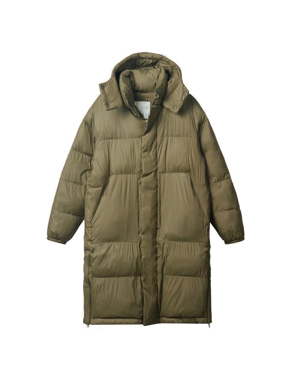 Wide Down Jacket - Olive