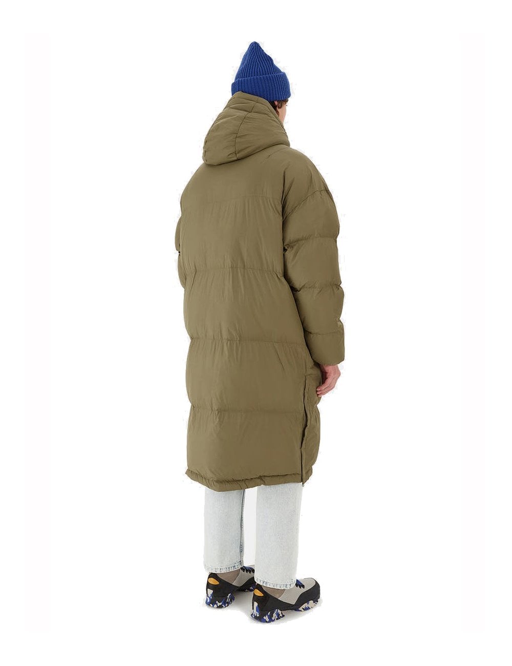Wide Down Jacket - Olive