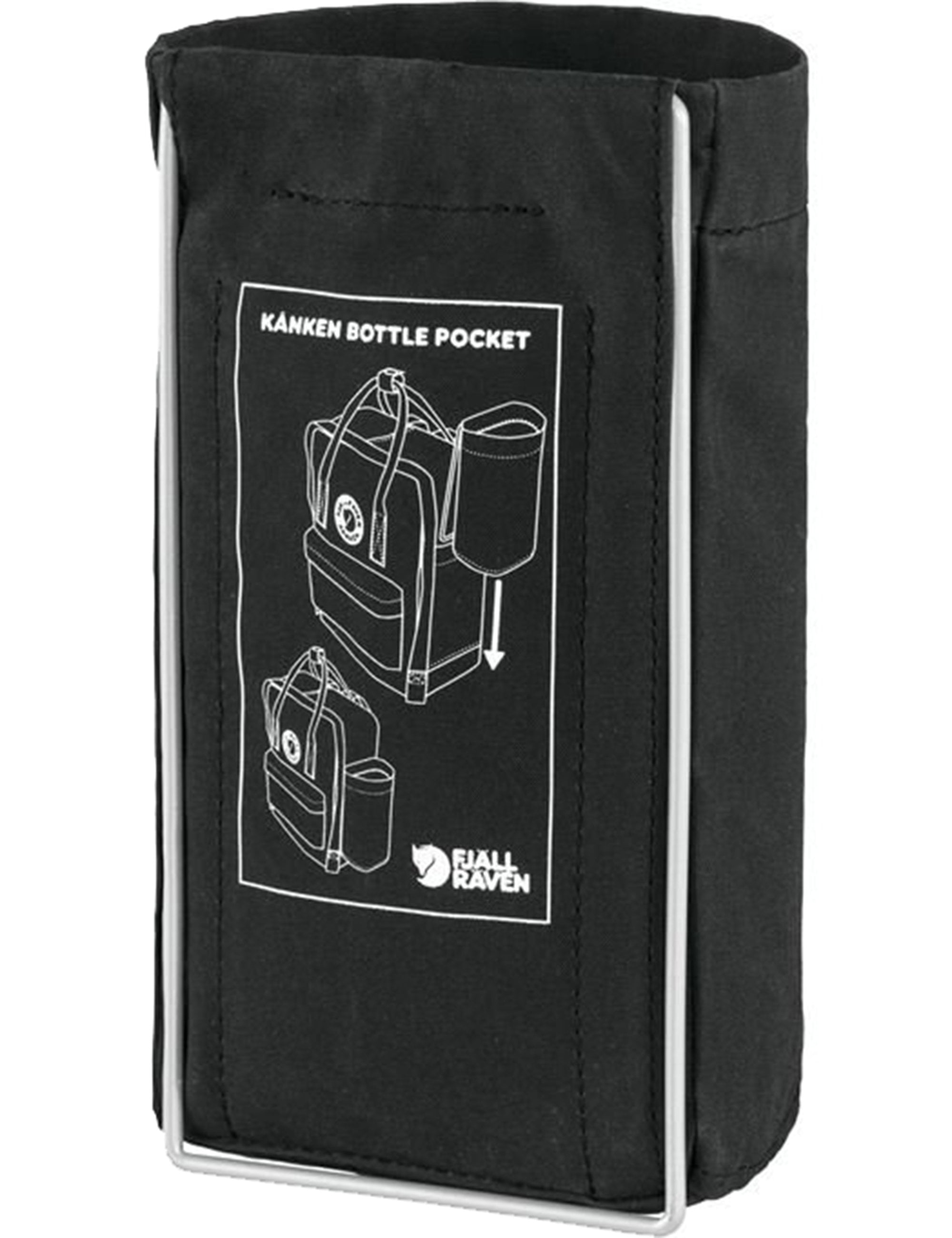 Fjallraven Kanken Bottle Pocket - Black