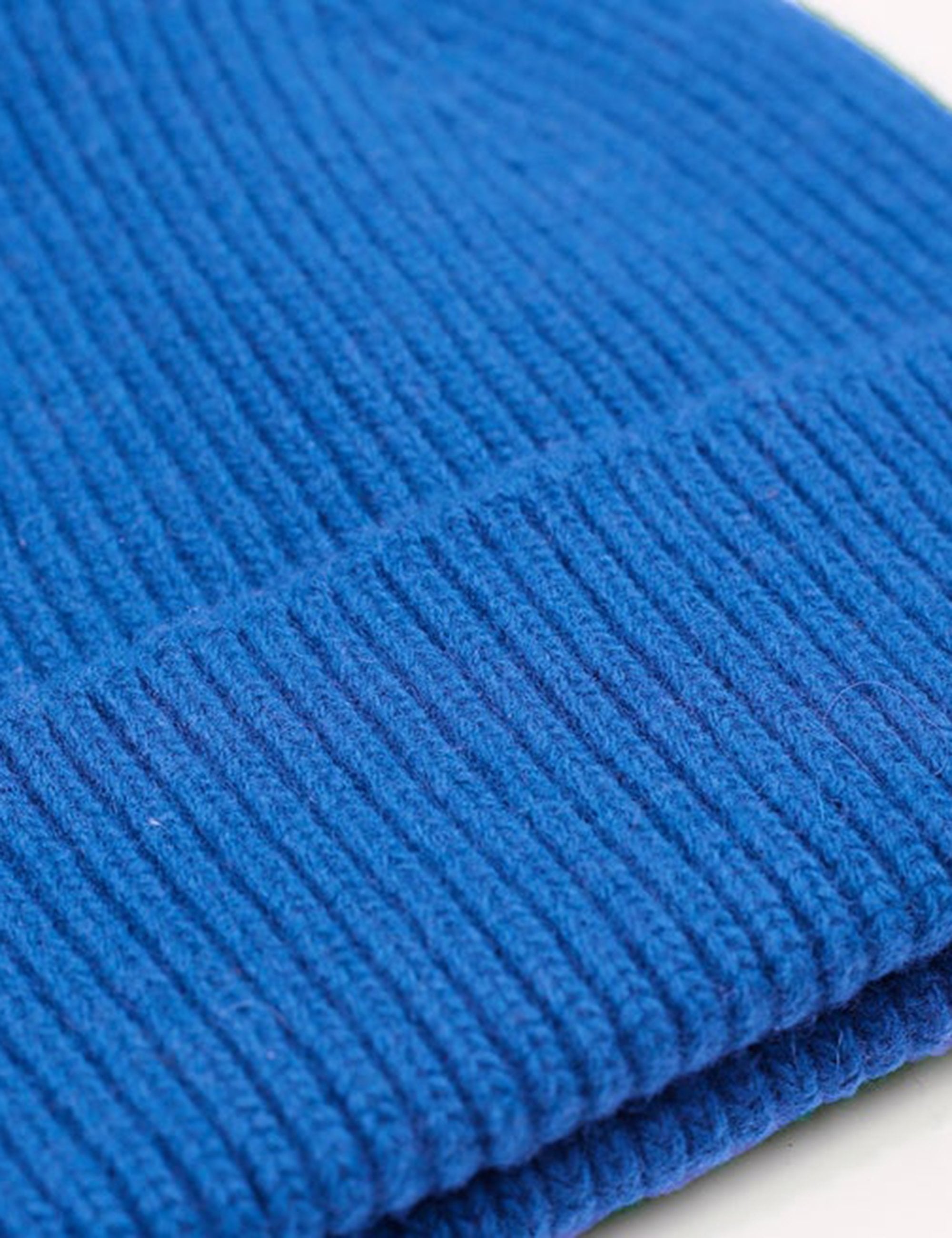 Merino Wool Beanie Hat - Pacific Blue