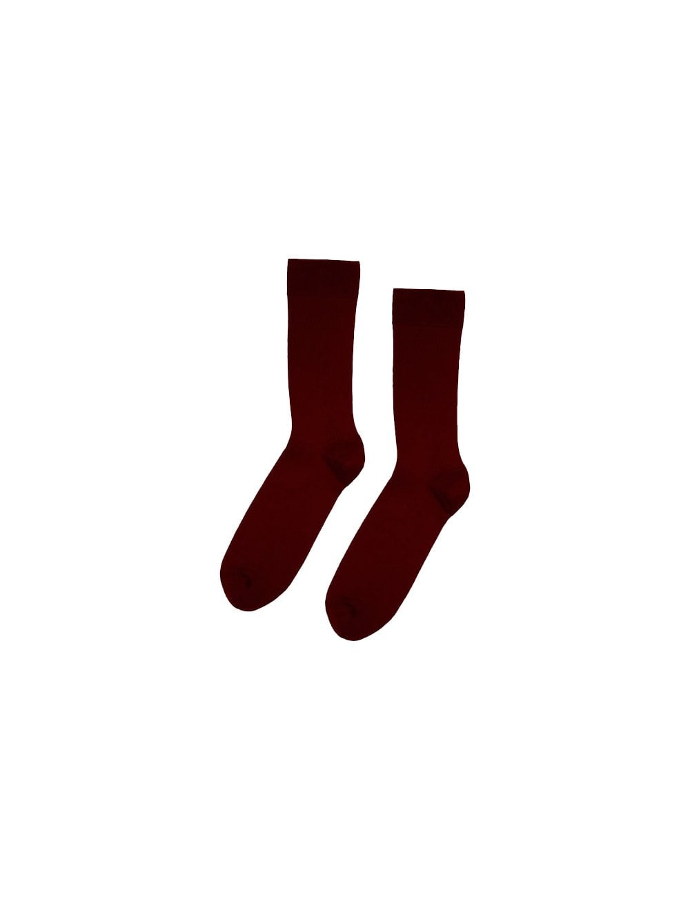 Merino Wool Blend Socks - Oxblood Red
