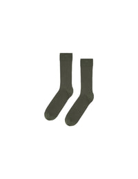 Merino Wool Blend Socks - Dusty Olive