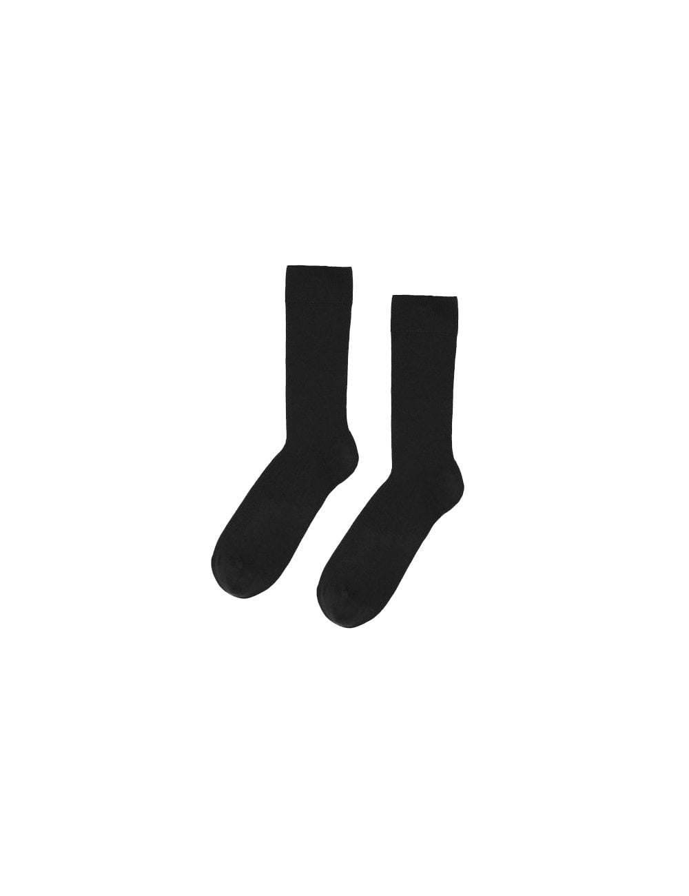 Merino Wool Blend Socks - Deep Black