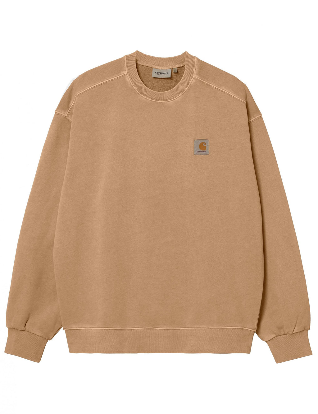 Nelson Crew Sweat - Dusty H Brown