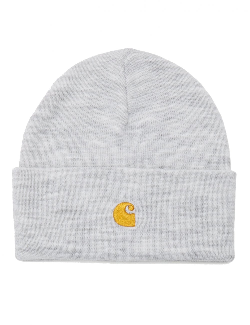 Chase Beanie Hat - Ash Heather/Gold
