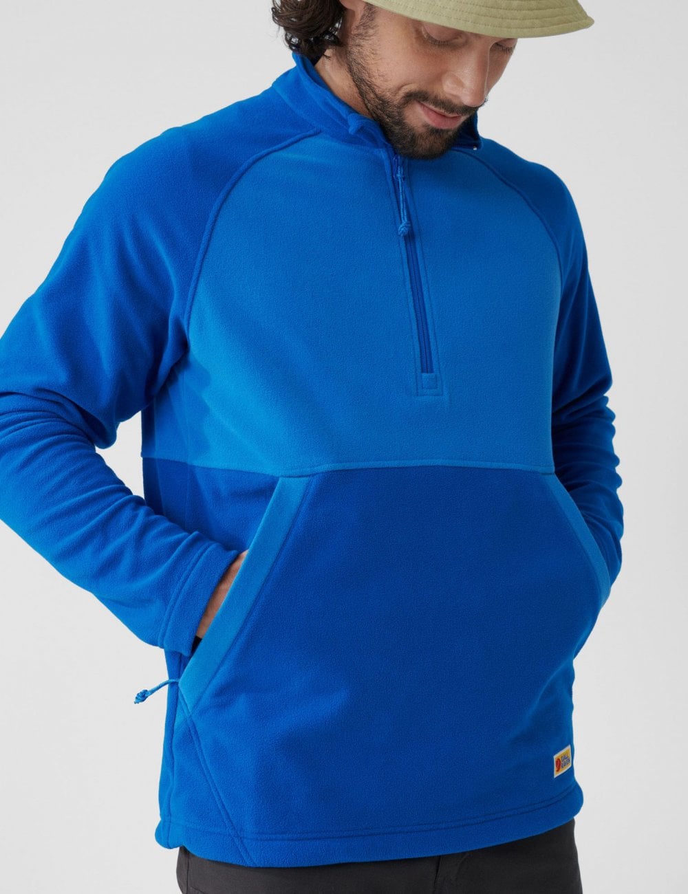 Vardag Lite Half Zip Fleece - Alpine Blue-UN Blue