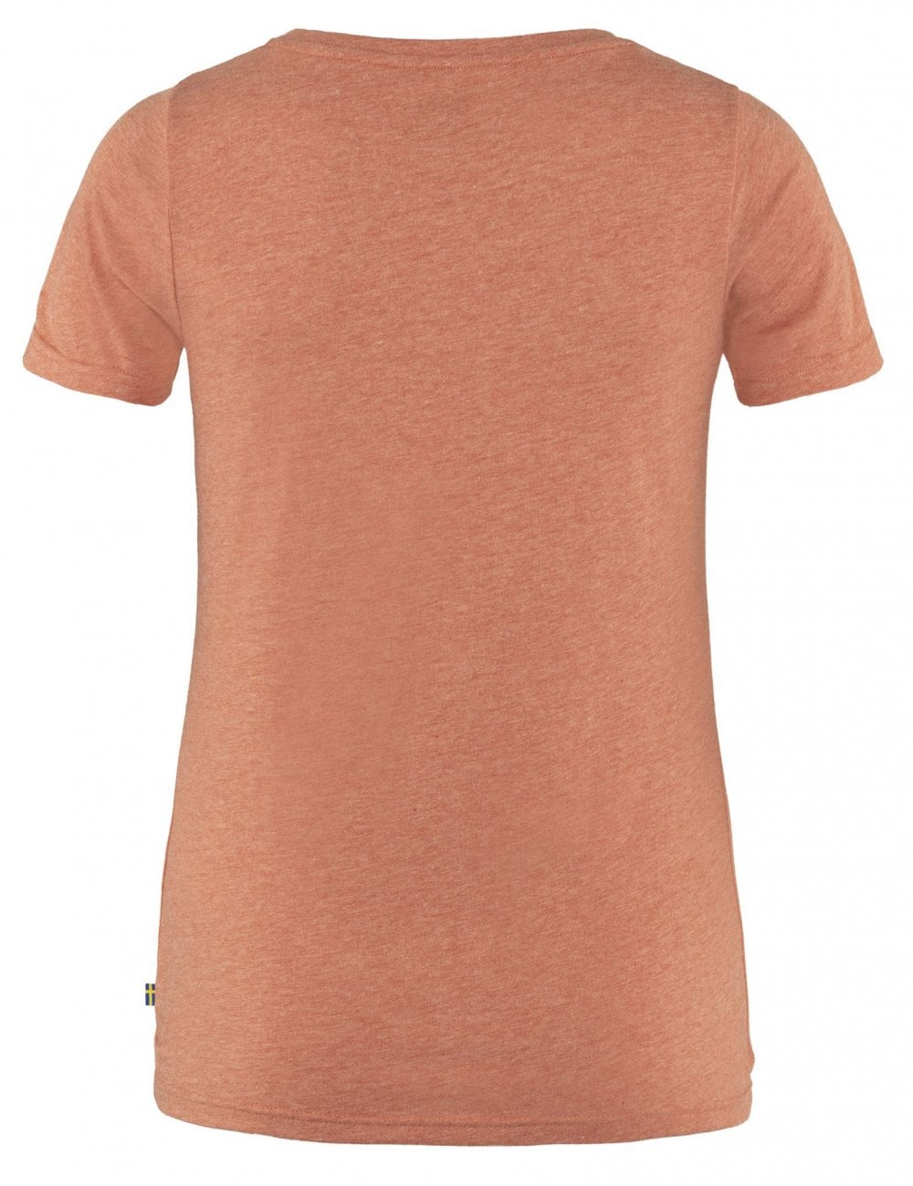 Women's Fjallraven Logo T-Shirt - Rowan Red-Melange