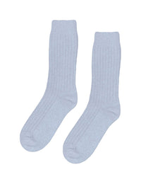 Women's Merino Wool Blend Socks - Polar Blue