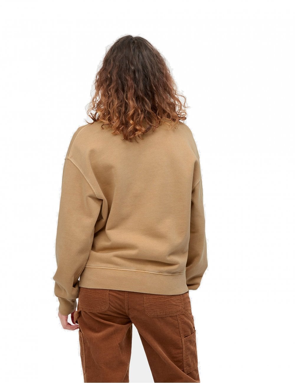 Women's Nelson Crew Sweat - Dusty H Brown