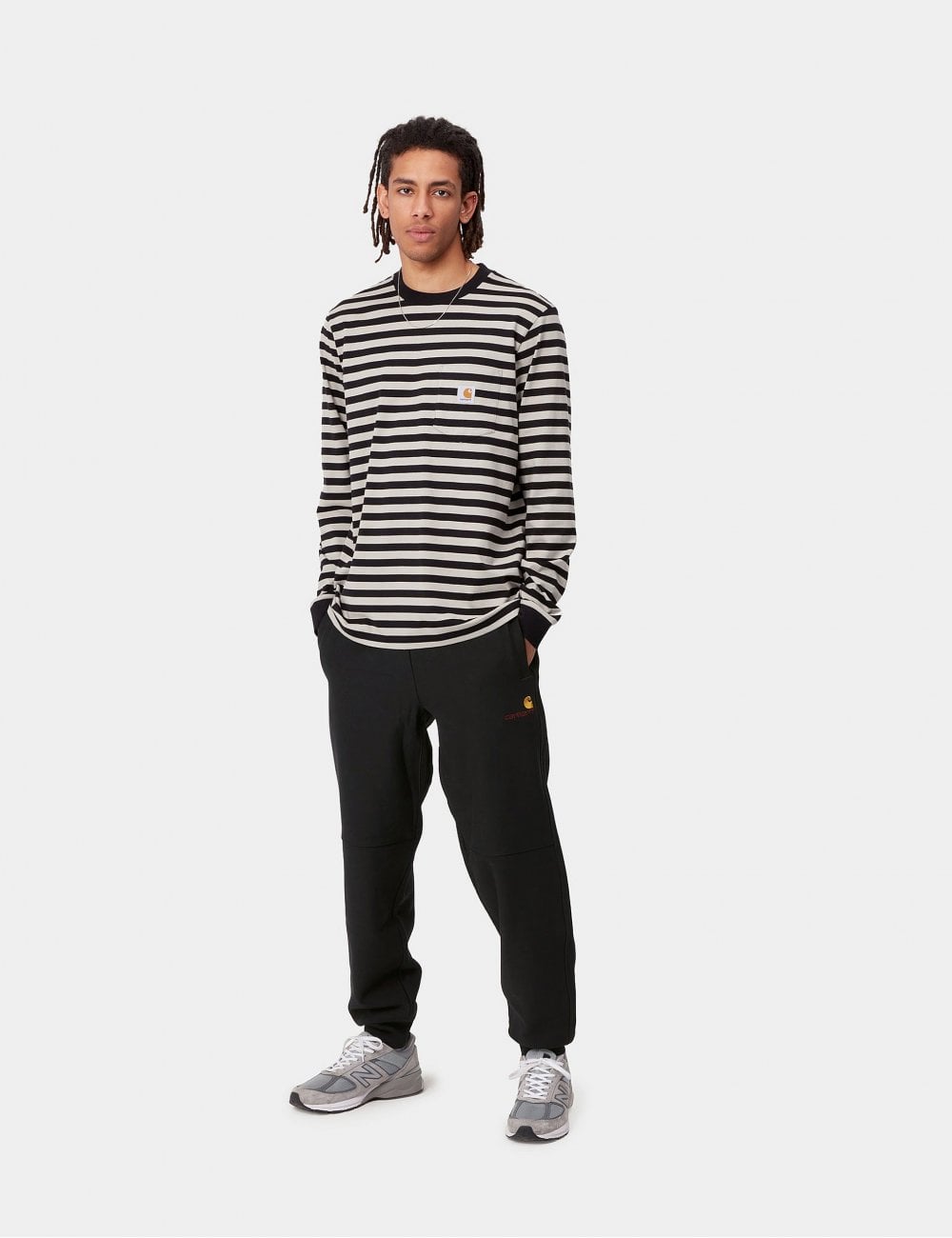 Carhartt WIP American Script Jogging Pant - Black