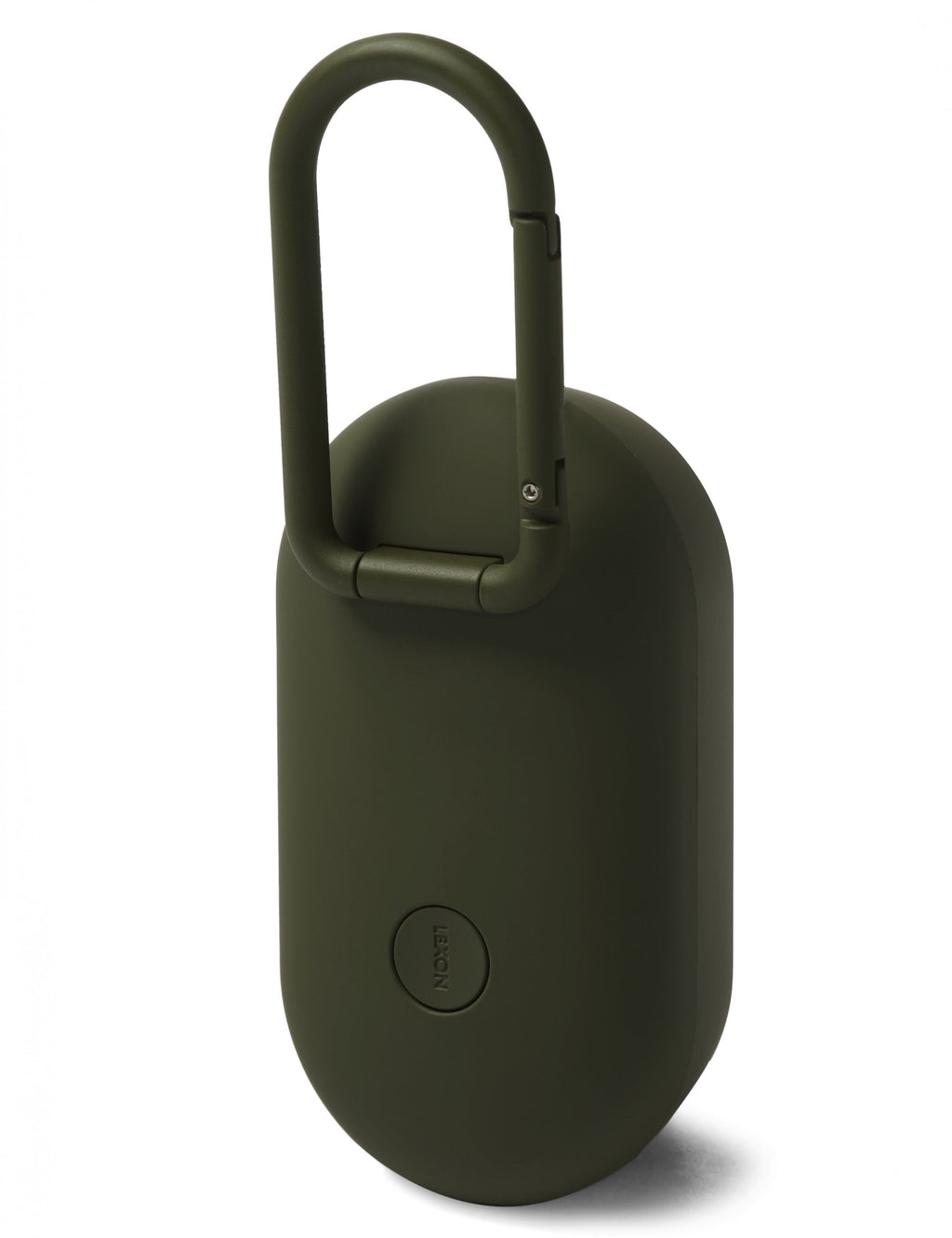 Cypress portable speaker with top handle and circular control button