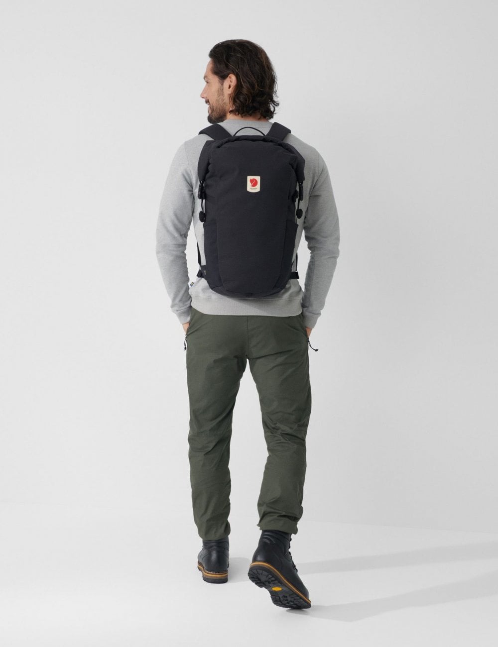 Fjallraven Ulvo Rolltop 30L Backpack - Black
