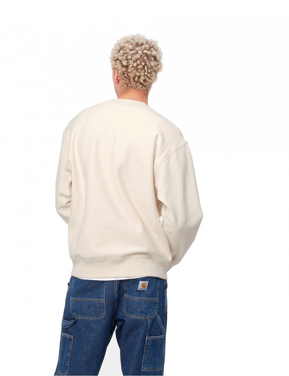 American Script Crew Sweat - Natural