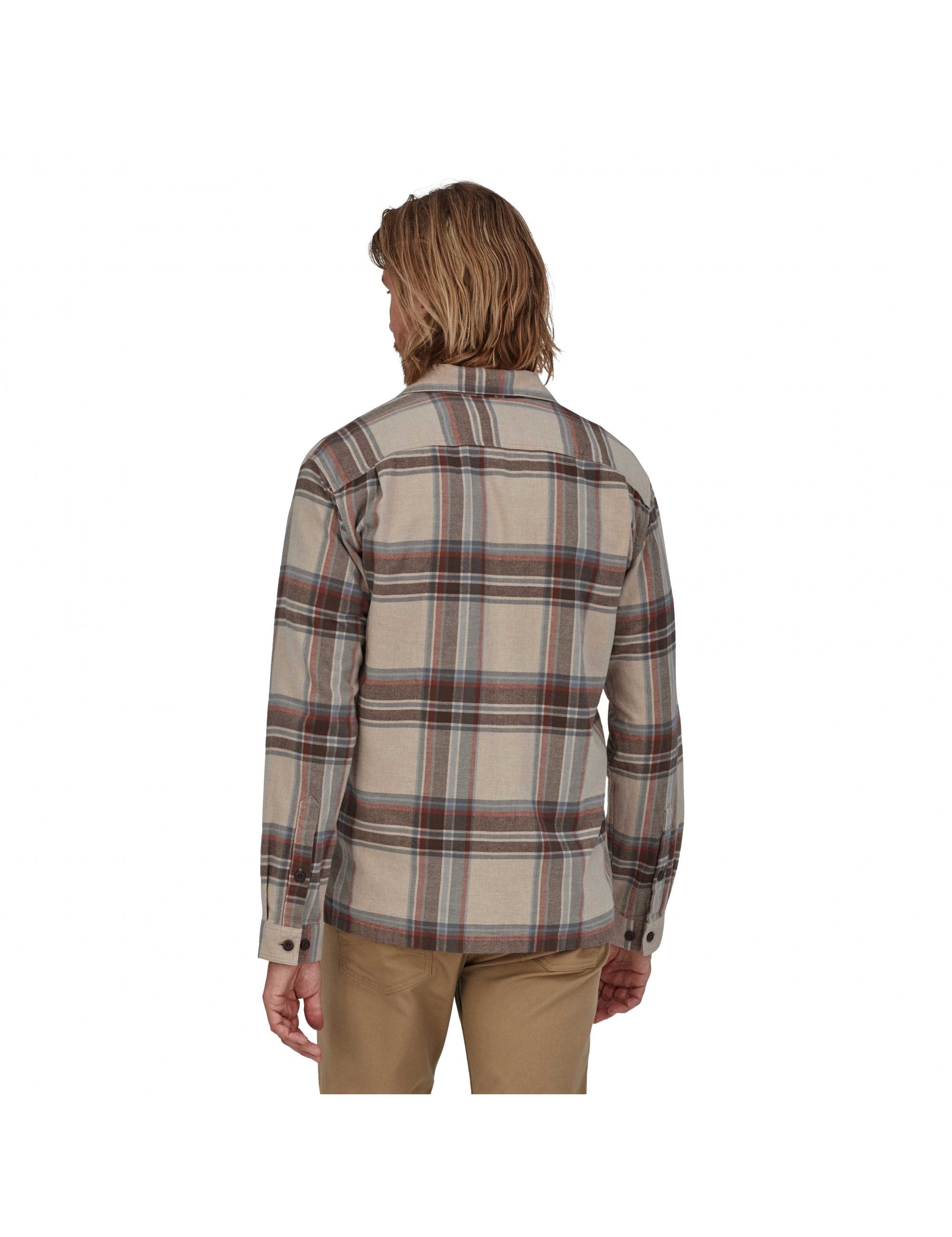 Patagonia Organic Cotton Mid Fjord Flannel Shirt - Edge: Nautilus Tan