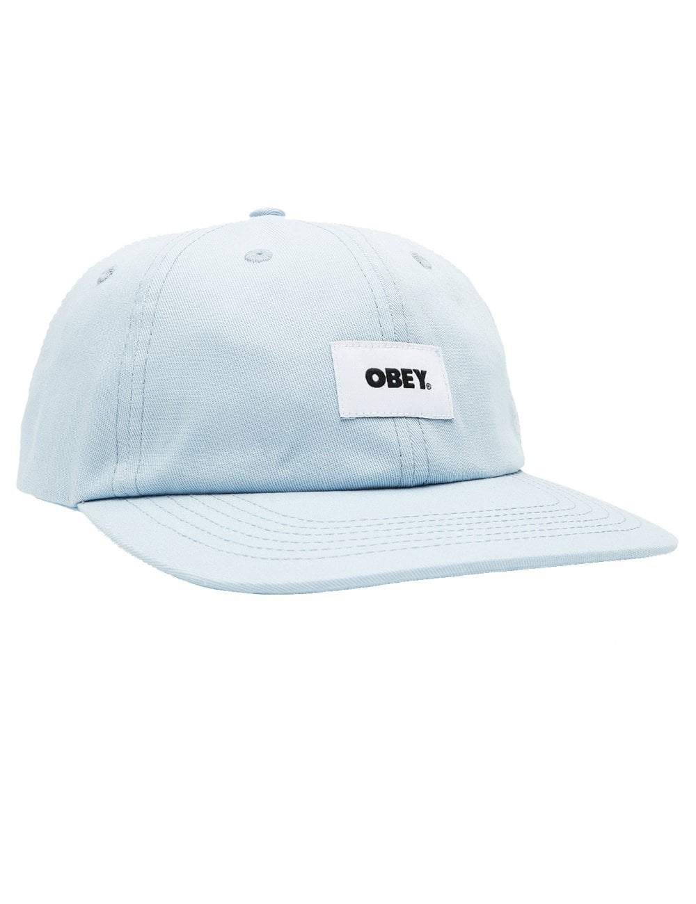 Bold Label Organic 6 Panel Hat - Good Grey