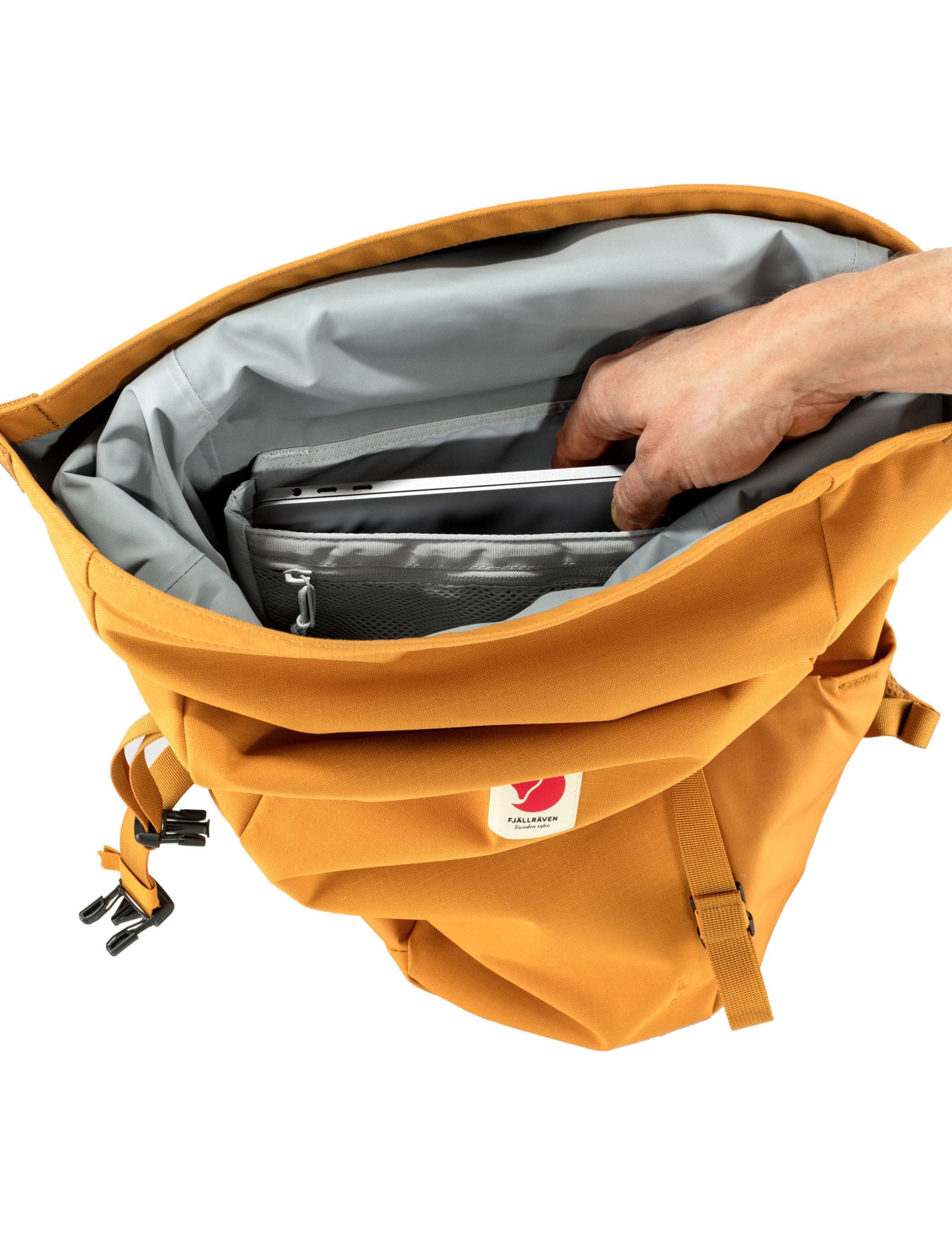 Fjallraven Ulvo Rolltop 30L Backpack - Red Gold