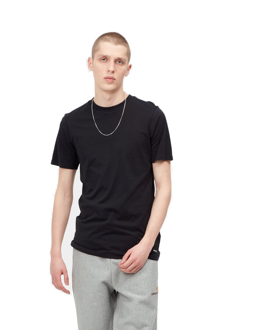 Standard Crew Neck T-Shirt (2 Pack) - Black