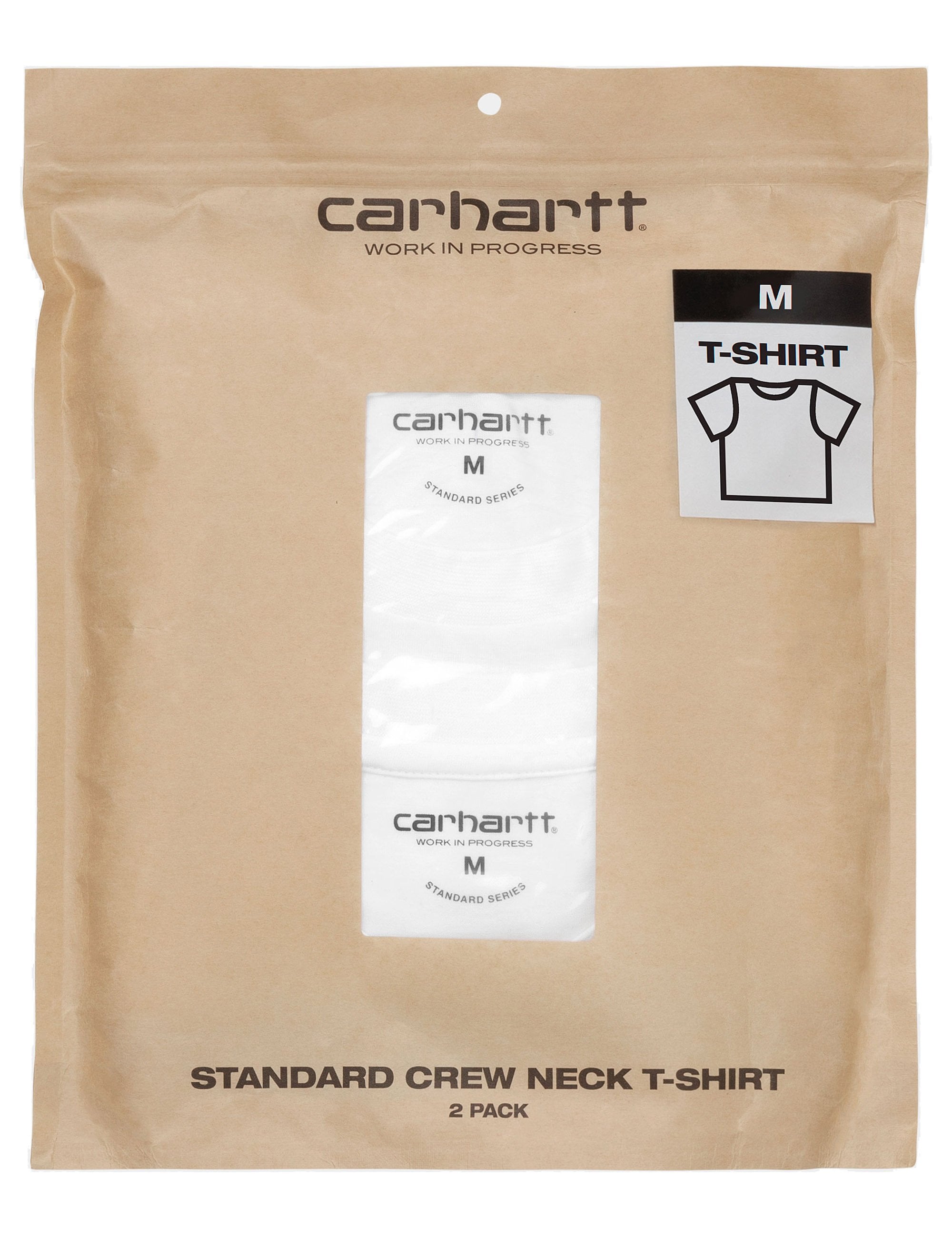 Standard Crew Neck T-Shirt (2 Pack) - White