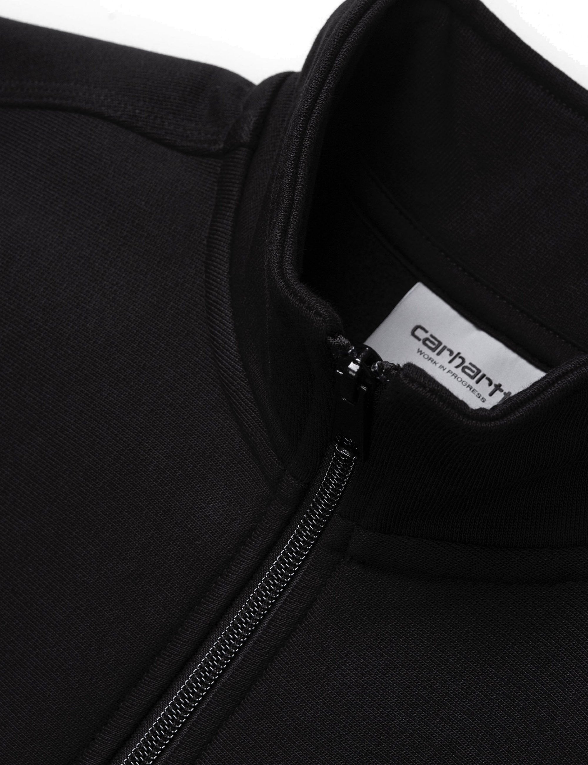 Carhartt WIP American Script Half Zip Sweatshirt - Black