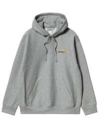 American Script Hooded Sweatshirt - Grey Heather