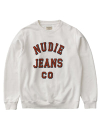 Lasse Crew Sweat - Chalk White