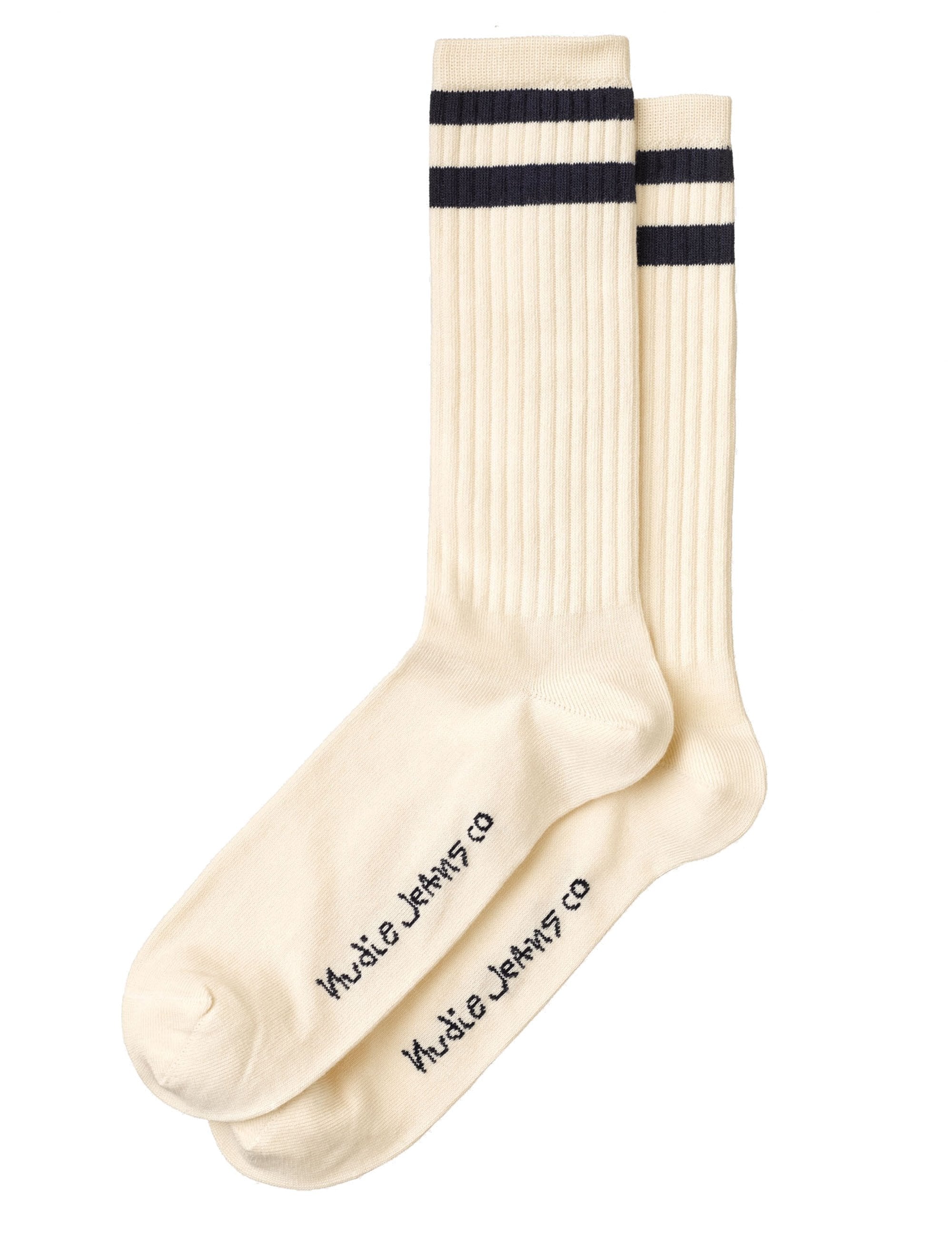 Amundsson Sport Socks - Off White/Navy