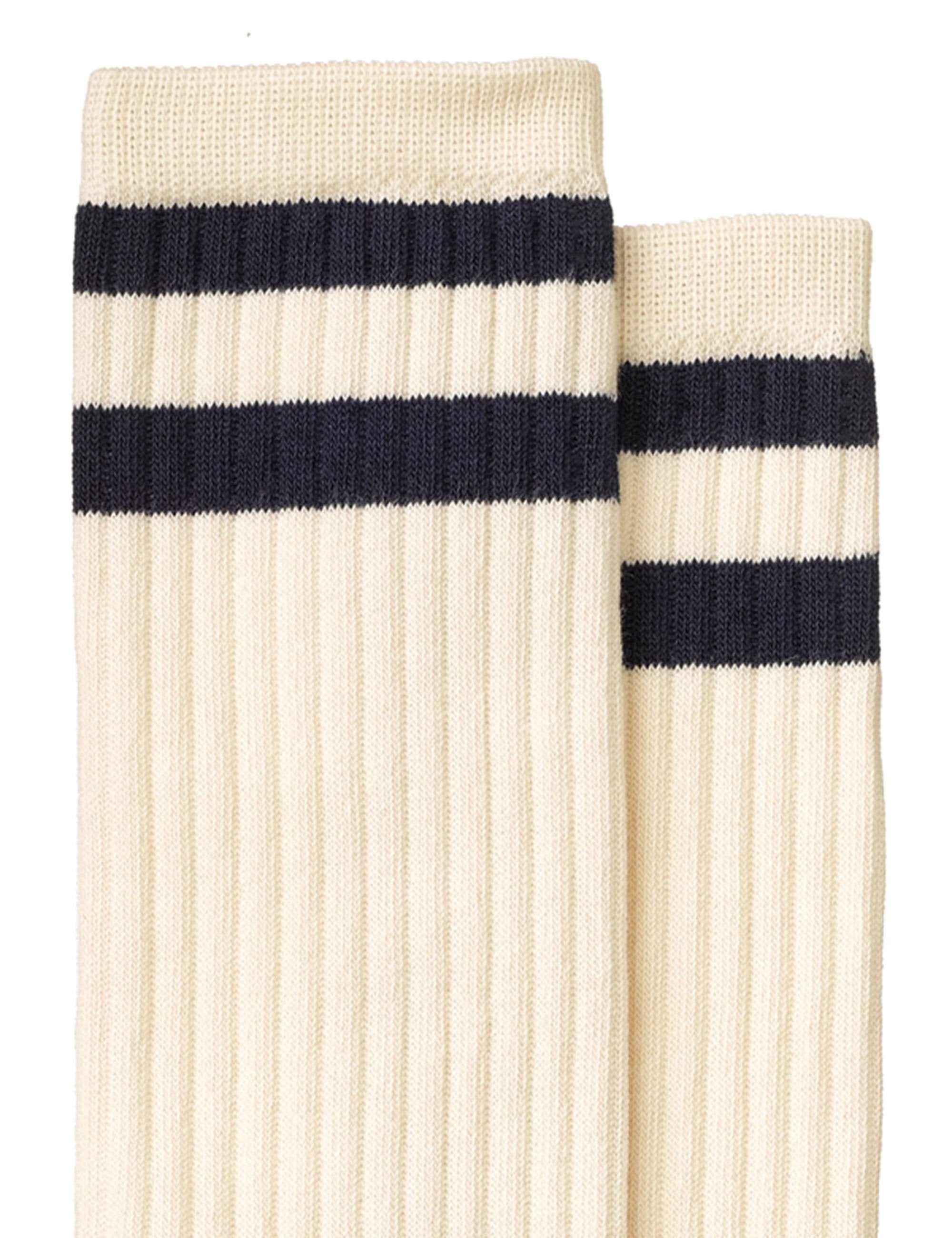Amundsson Sport Socks - Off White/Navy