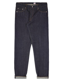 Regular Tapered Red Selvedge Jeans - Blue, Unwashed