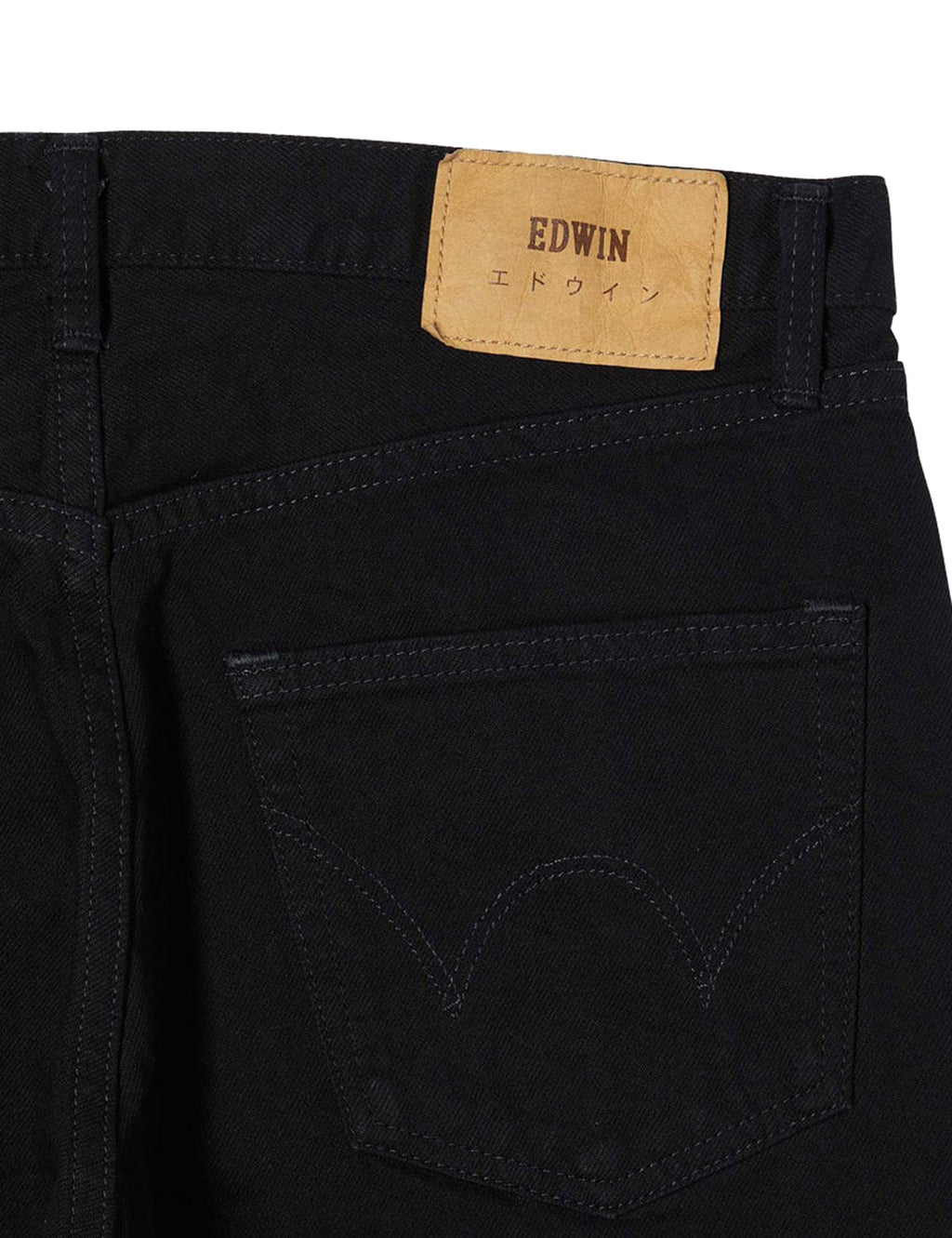 Regular Tapered Jeans - Black, Unwashed
