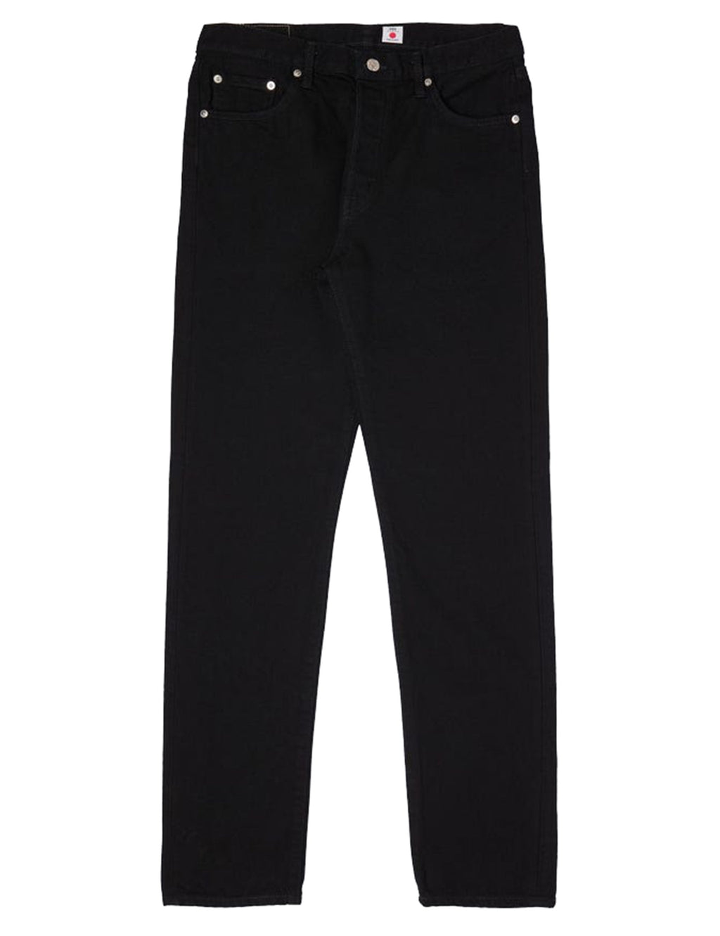 Slim Tapered Kaihara Stretch Jeans - Black, Unwashed